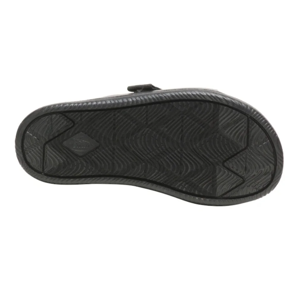 NIB Chaco Chillos Slide Sandal In Black Kids Size 3